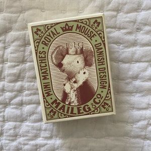 “Sleepy wakey boy” Maileg baby mouse